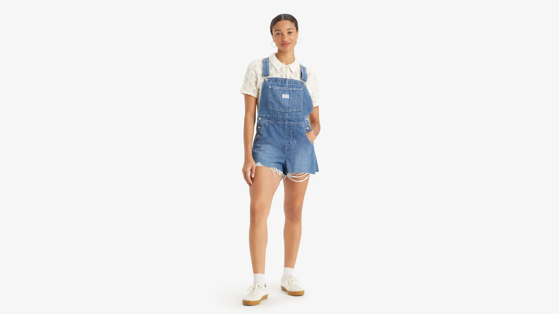 

Винтажные женские шорты Levi's, цвет Mend Me Not - Medium Wash