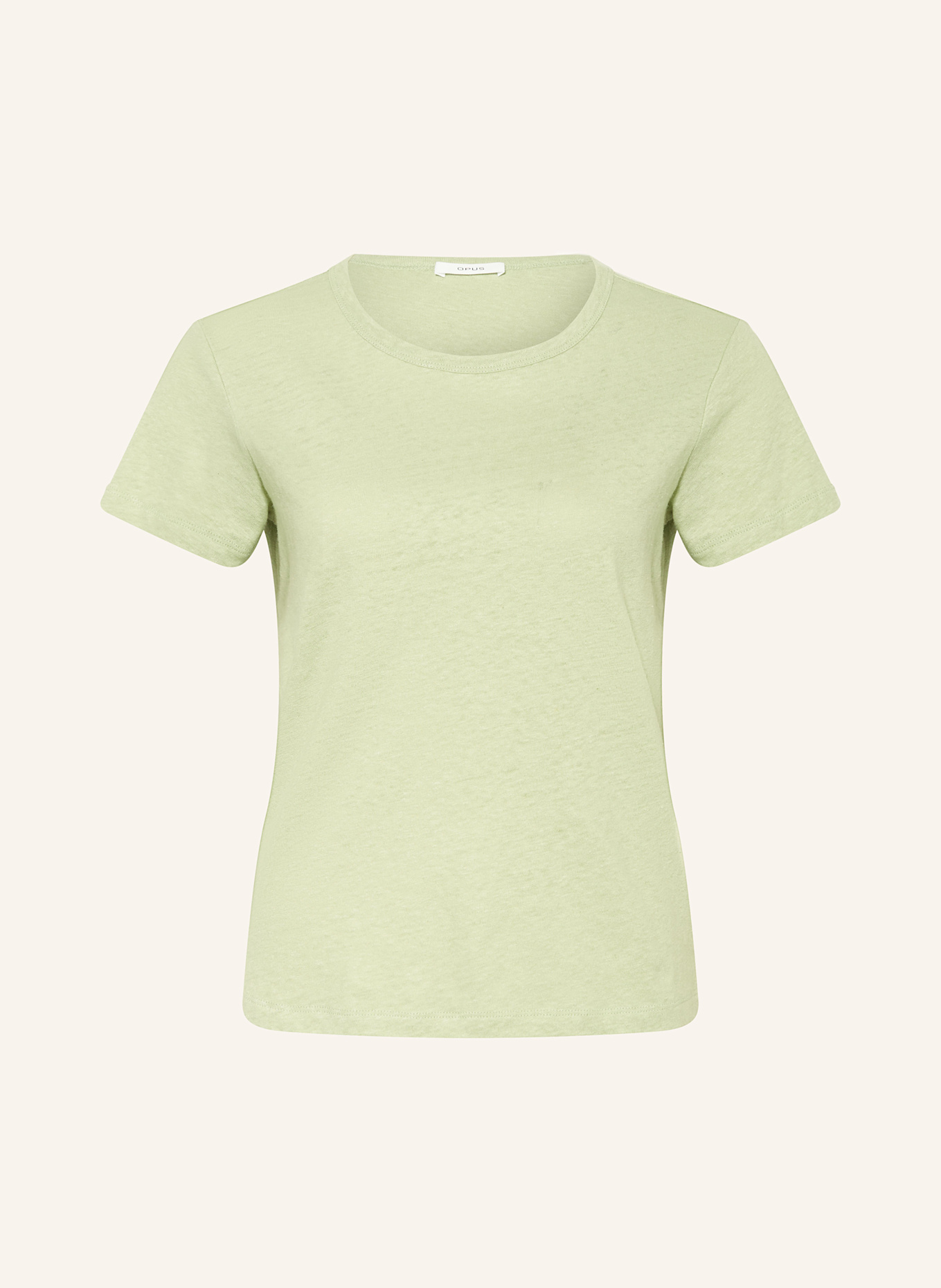 

Футболка сорила с льном Opus, зеленый