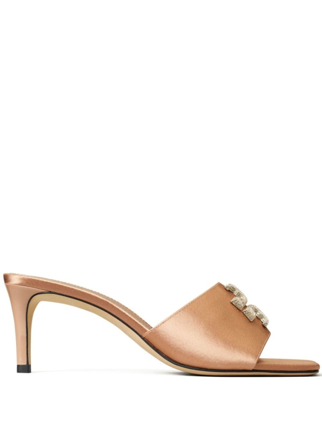 

Tory Burch мюли Eleanor 65 со стразами, нейтральный цвет