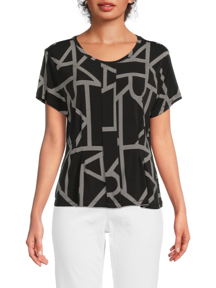 

Футболка с логотипом Karl Lagerfeld Paris, цвет Black Soft White