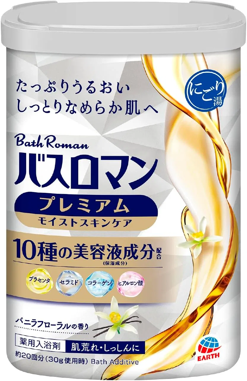 Японская соль для ванн Bath Roman Premium Moist Skin Care, 600 г Bath Roman