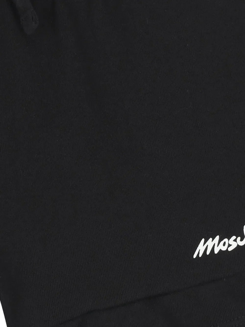 Шорты с оборками Moschino Kids, черный — фото 3