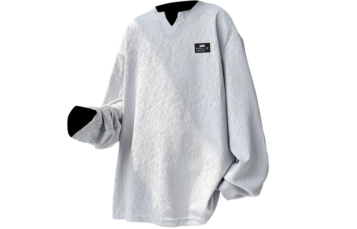 

Футболка Unisex V-образный вырез Moderate Straight Fit ZIAREL, серый[removable logo]