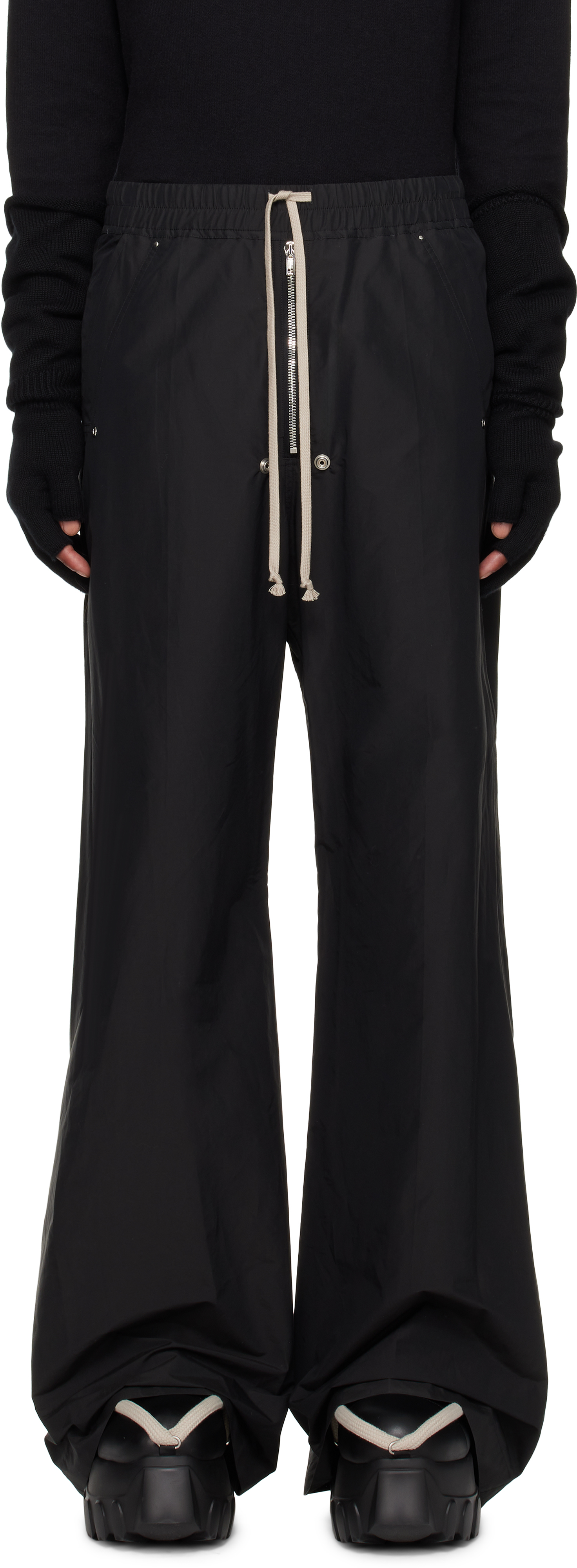 

Брюки Moncler + Belas Rick Owens, черный