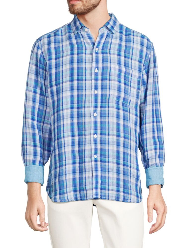 

Льняная рубашка Paradiso Tommy Bahama, цвет Palace Blue