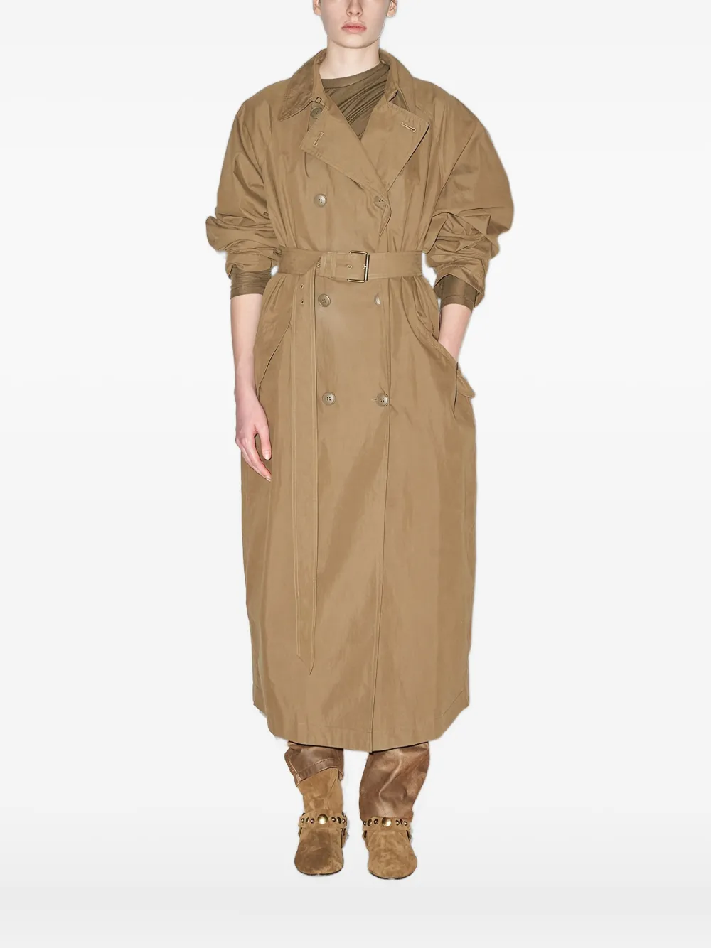 

Двубортное пальто Cacilda MARANT ÉTOILE, коричневый