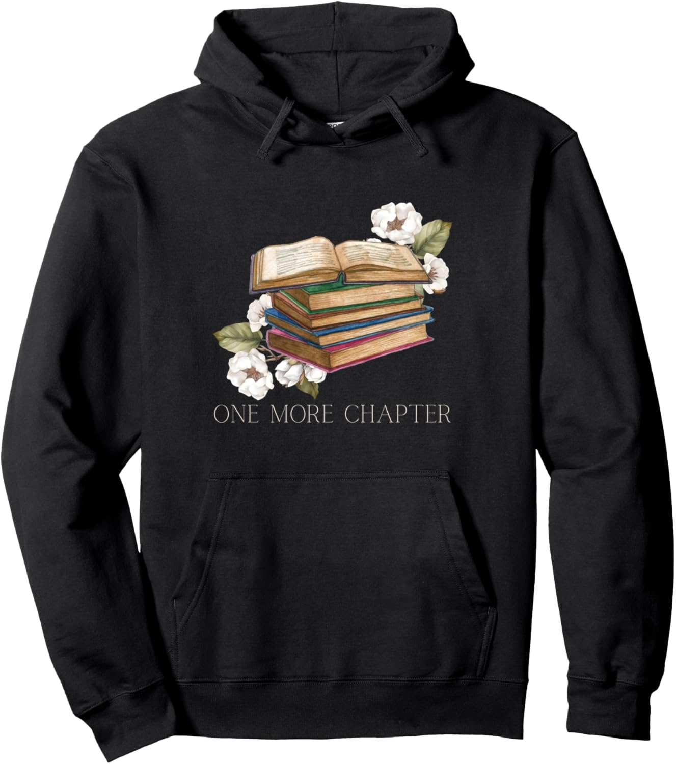 

Еще одна глава, милая толстовка с надписью «Любительница книг читает» Intellectual Adventures, черный