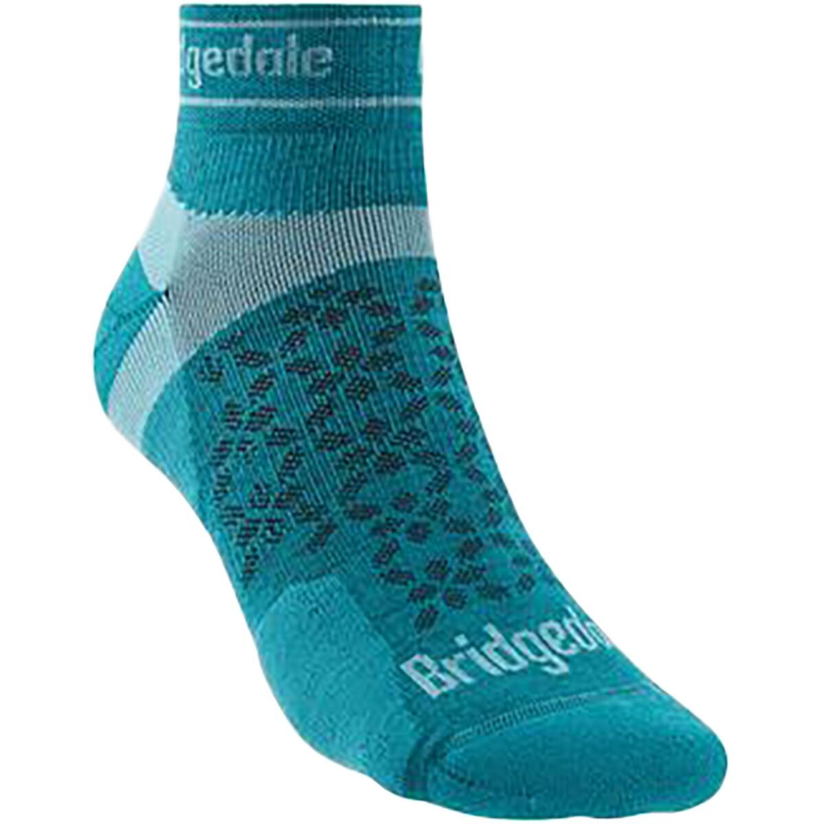 

Легкий спортивный носок Trail run ultra light t2 из мериноса Bridgedale, цвет teal
