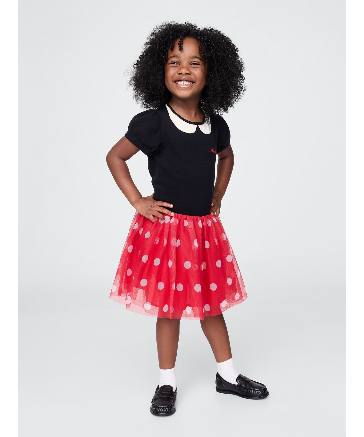 (K)babyGap Платье из тюля с изображением Минни Маус от Disney GAP, TRUE_BLACK