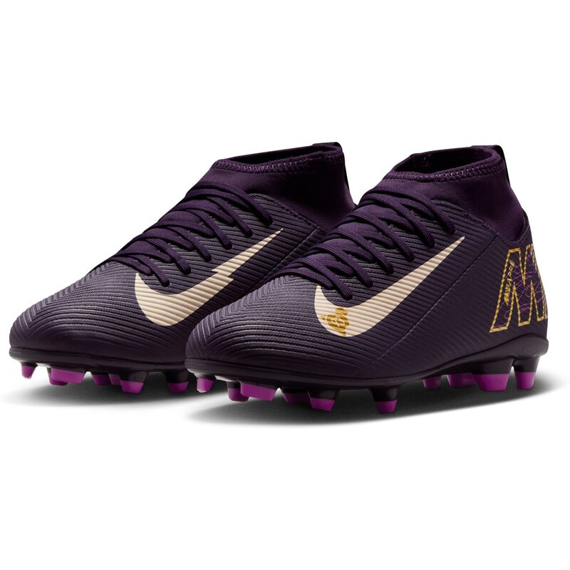 Футбольные бутсы для газона jr superfly 10 club km fg/mg Nike, мультиколор — фото 4