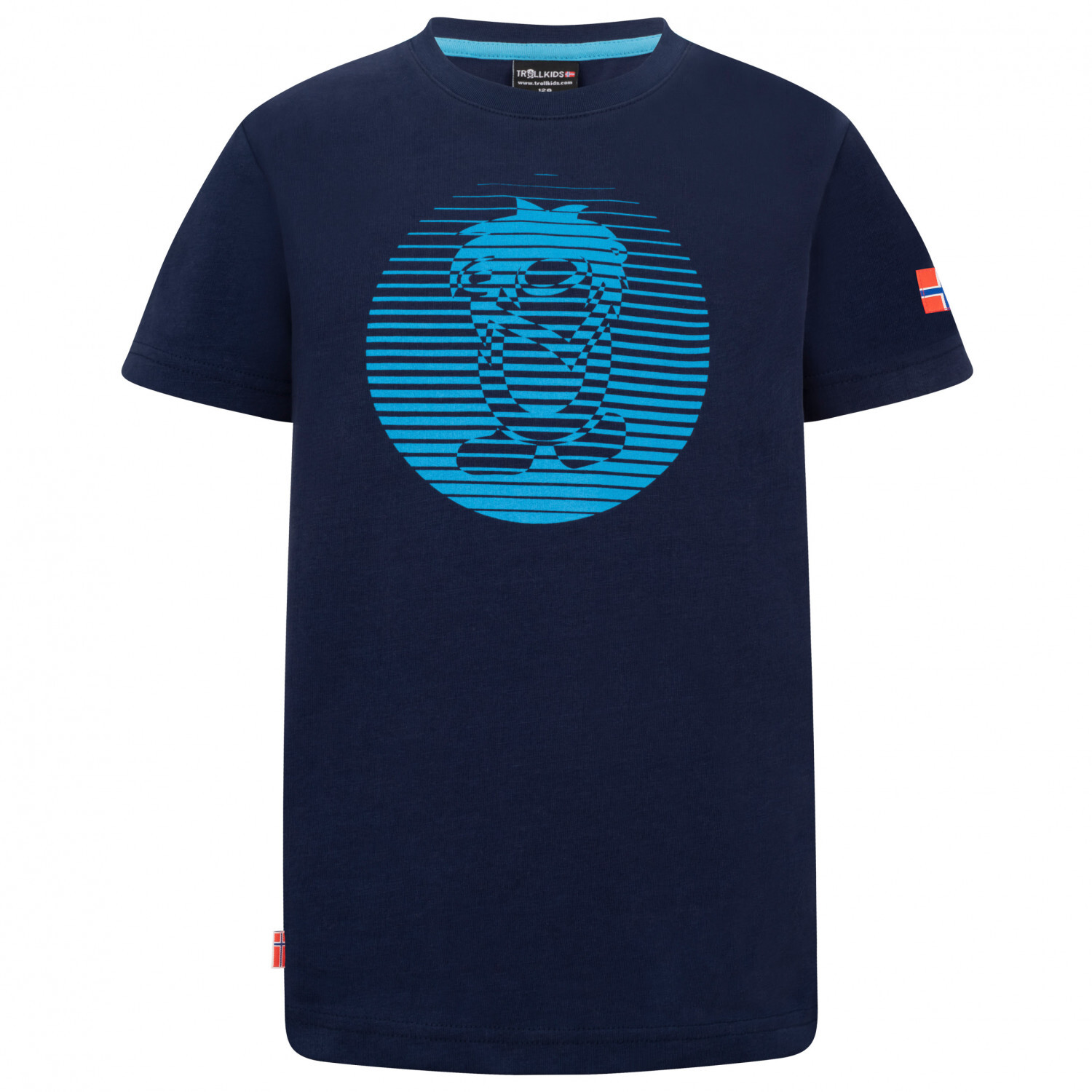 

Футболка Trollkids Kid's Troll T Pro, цвет Navy/Light Blue
