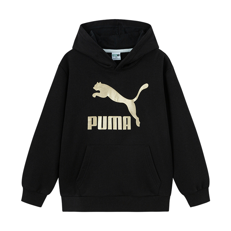 

PUMA Толстовка Sportstyle Collection CLASSICS BIG LOGO HOODIE черная детская