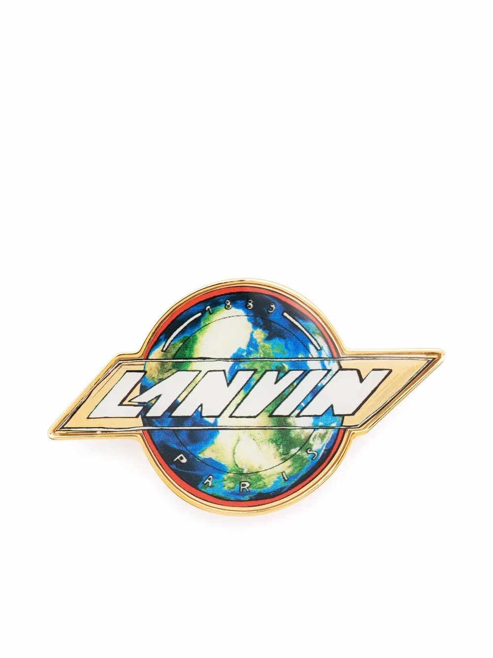 

Брошь с логотипом Lanvin, золотой