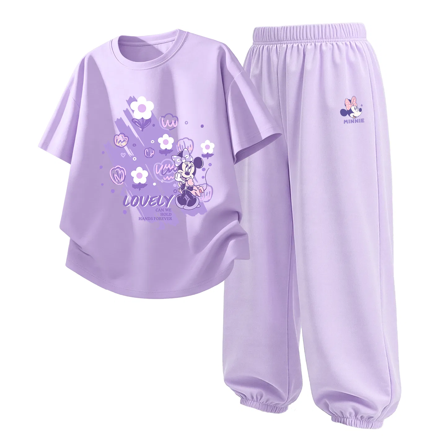 Детский спортивный костюм Casual Sportswear 2 Piece Set Disney, Dazzle Heart K Pink+Dazzle Heart K Soft Pink — фото 3
