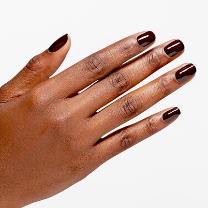 Стойкий лак для ногтей OPI Infinite Shine Dark Crème Finish, непрозрачный коричневый лак для ногтей, 0,5 жидк. унции — фото 3