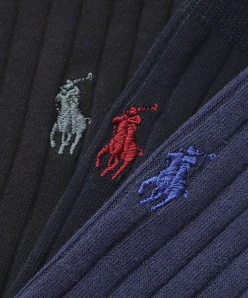 Носки бизнес 3 пары Polo Ralph Lauren хлопок/полиэстер/полиуретан — фото 3