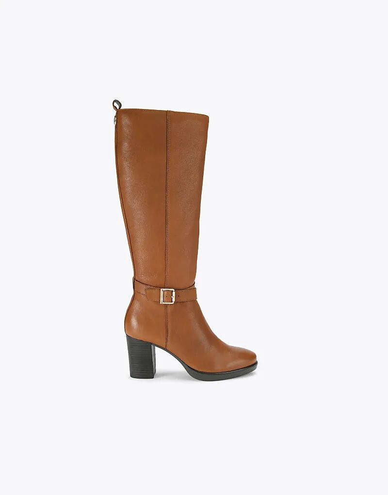 Высокие сапоги Carvela Silver 2 из светло-коричневой кожи