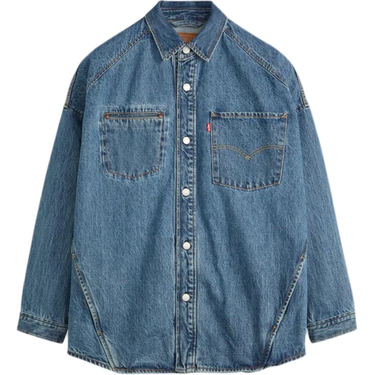 

Levis Джинсовая куртка мужская синяя, Blue