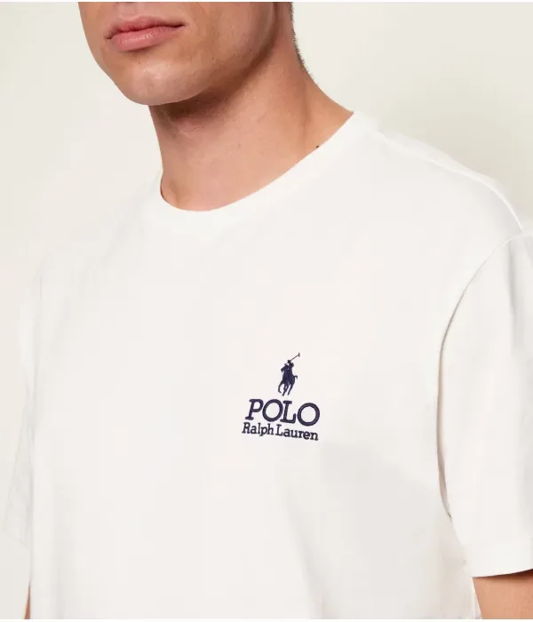 Футболка classic fit Polo Ralph Lauren, экрю — фото 4