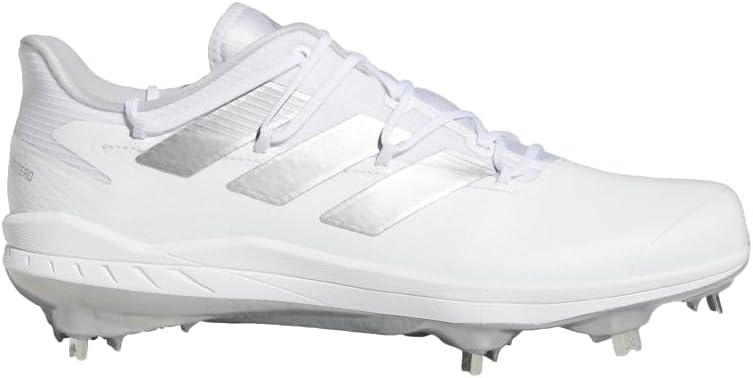 Бутсы Adidas Men's Adizero Afterburner 8, белый/серый/светло-серый — фото 2