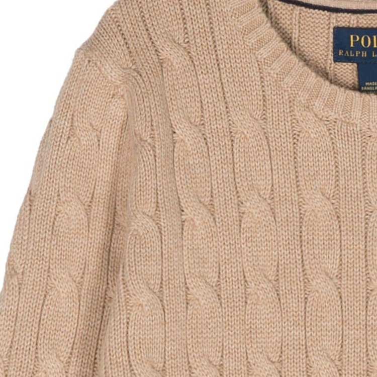 Свитер Ralph Lauren верблюжий коричневый детский Polo Ralph Lauren — фото 4