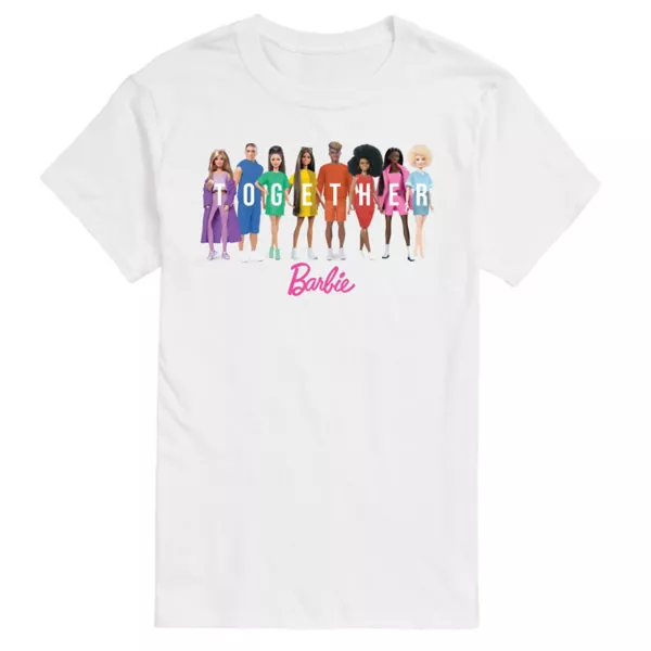 

Футболка с принтом "Гордость больших и высоких" Together Barbie, белый