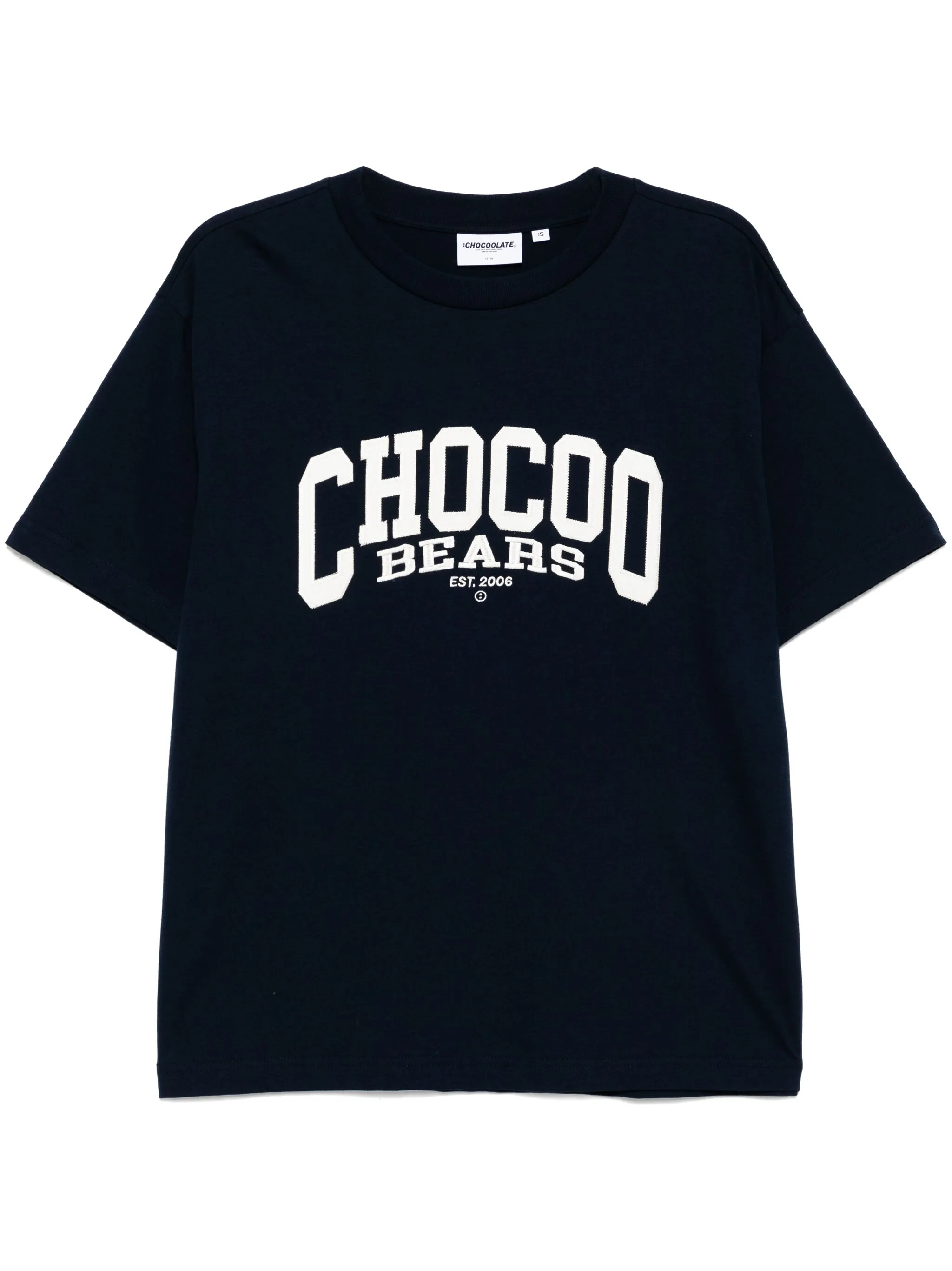 

Футболка с нашивкой-логотипом Chocoolate, синий