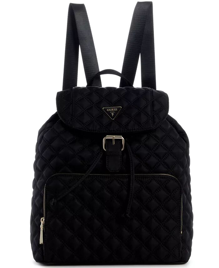 

Большой стеганый рюкзак Jaxi GUESS, черный