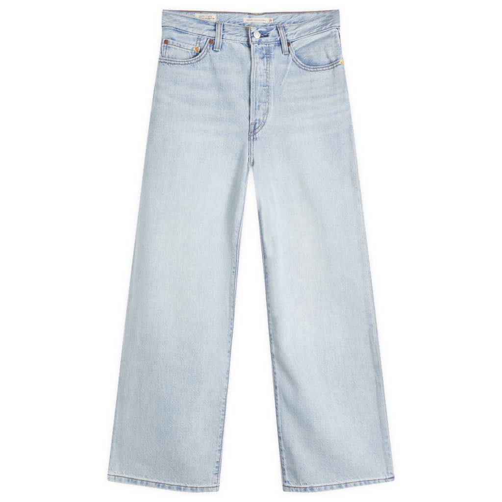 

Джинсы с высокой посадкой Ribcage и прямыми штанинами Levi'S, цвет middle road