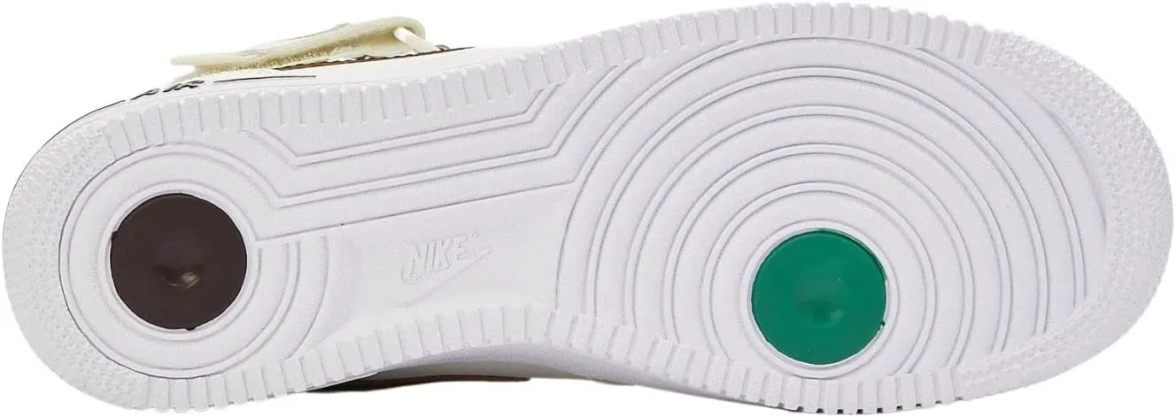 Кроссовки Nike Air Force 1 Mid '07 Lv8 мужские, Sail Brown Basalt Malachite — фото 4