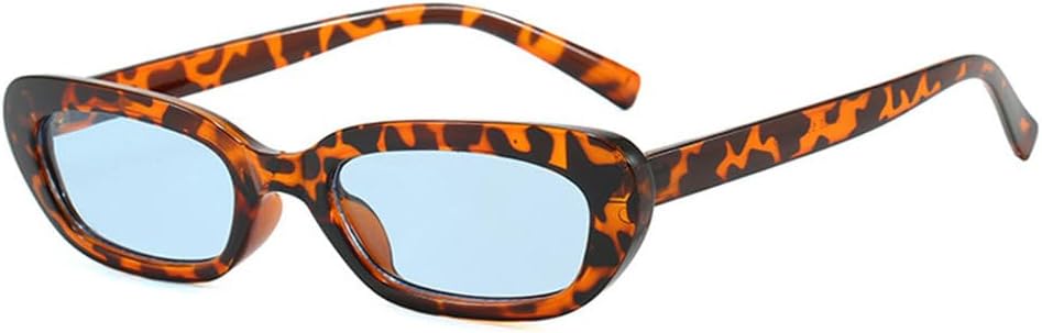 

Маленькие солнцезащитные очки «кошачий глаз» для женщин, защита от ультрафиолета UV400, сине-зеленые, для мужчин, для занятий спортом на открытом воздухе, бега, езды на велосипеде generic, Leopard Blue