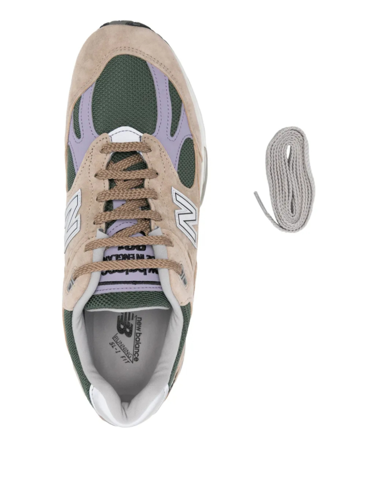 Кроссовки New Balance 991v2, коричневый — фото 4