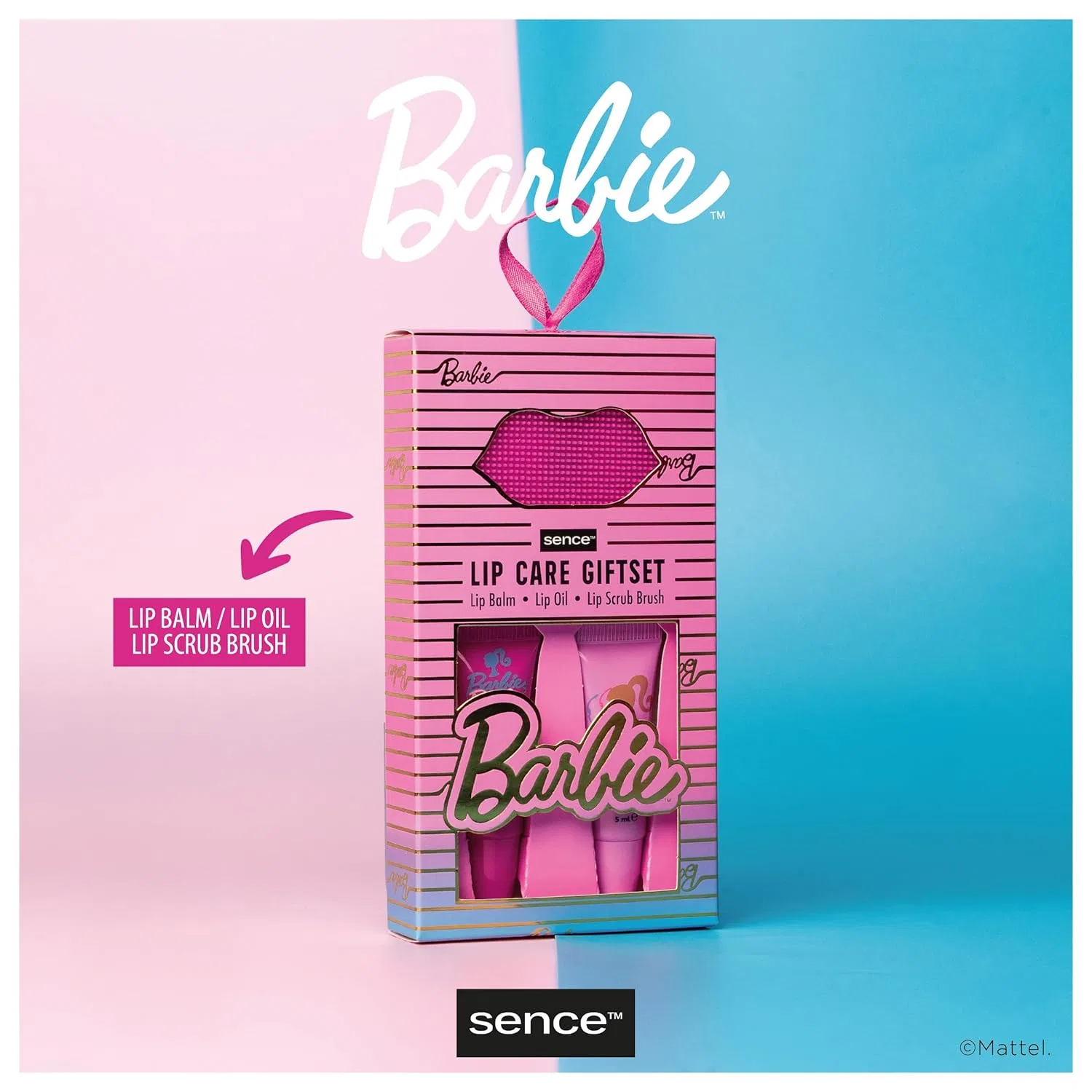 Подарочный набор для ухода за губами Barbie (3 предмета) Sence — фото 3