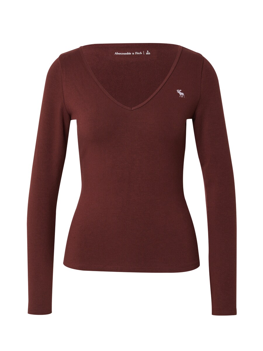 

Лонгслив Abercrombie & Fitch Shirt, коричневый