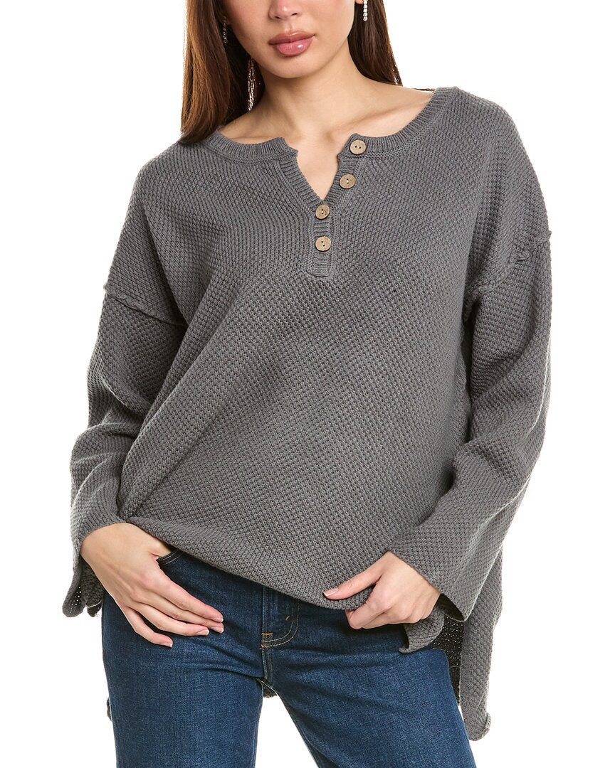 

Свитер Labiz Henley, серый