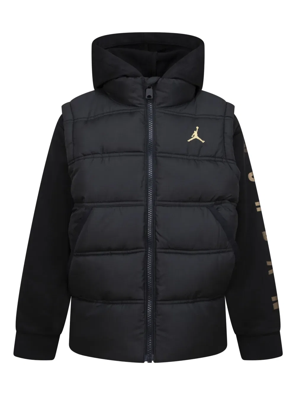 Пуховая куртка Jumpman Jordan Kids, черный