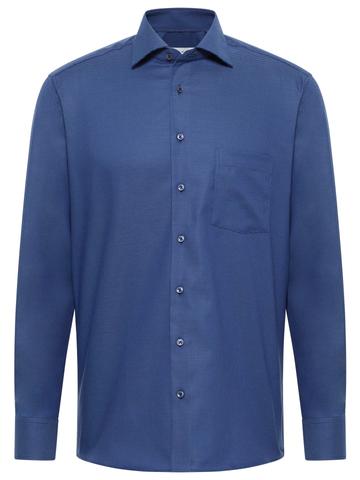 

Рубашка Eterna, темно-синий