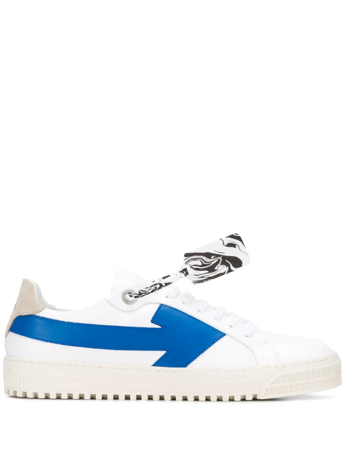 Кеды с логотипом Arrows Off-White, белый/синий