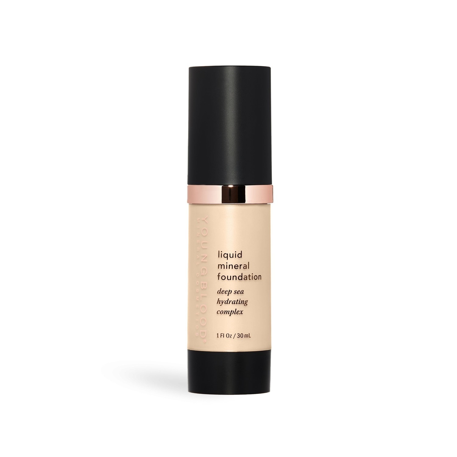 

Тональный крем для лица liquid mineral foundation Youngblood, pebble, объем 30 мл