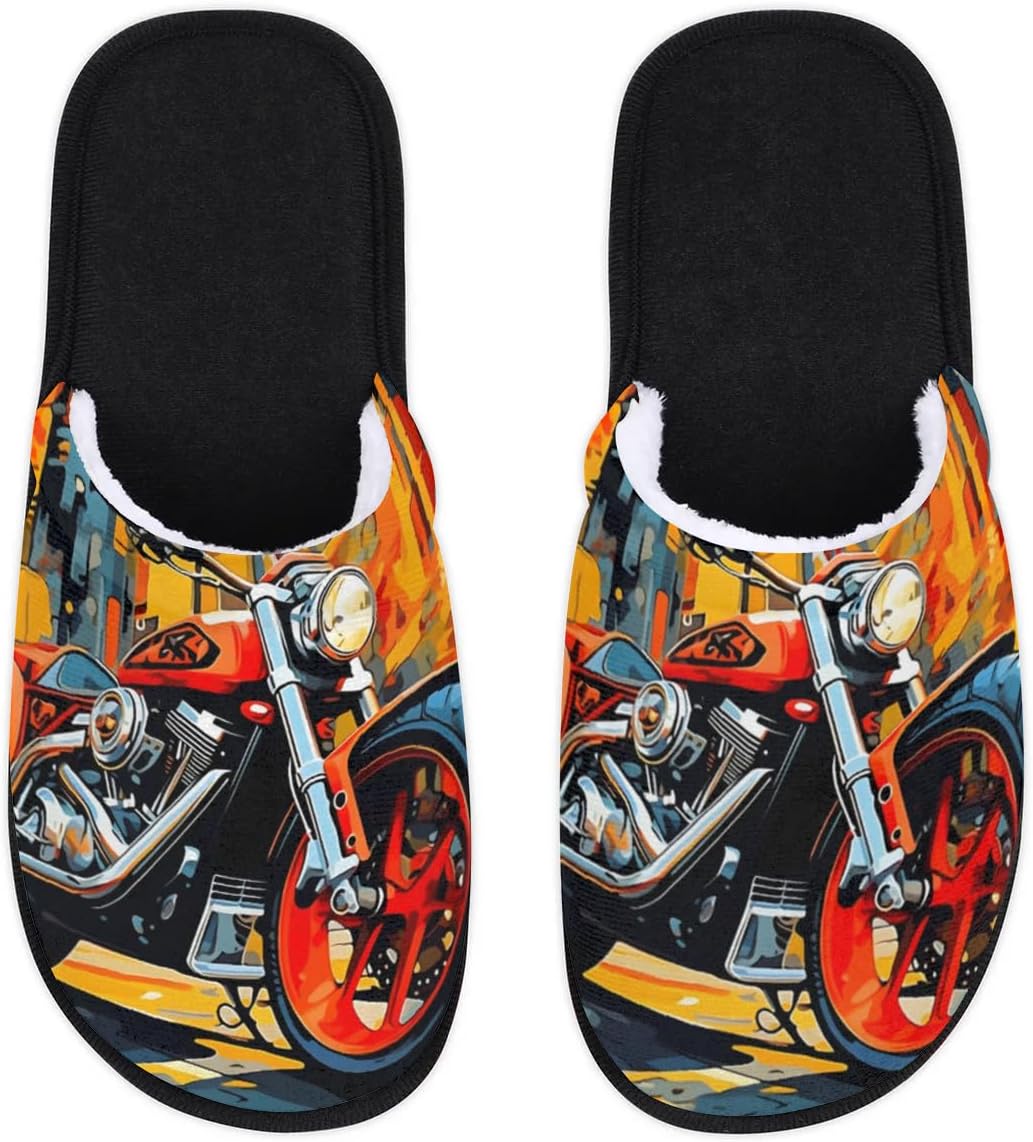 

Домашние тапочки для женщин и мужчин, мягкие, уютные, с нескользящей подошвой, легкие зимние тапочки для дома и улицы Tulimet, красный