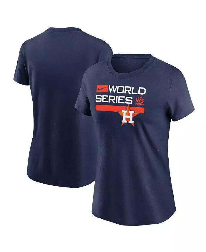 

Женская темно-синяя футболка Dugout Houston Astros World Series 2022 World Series Authentic Collection Nike