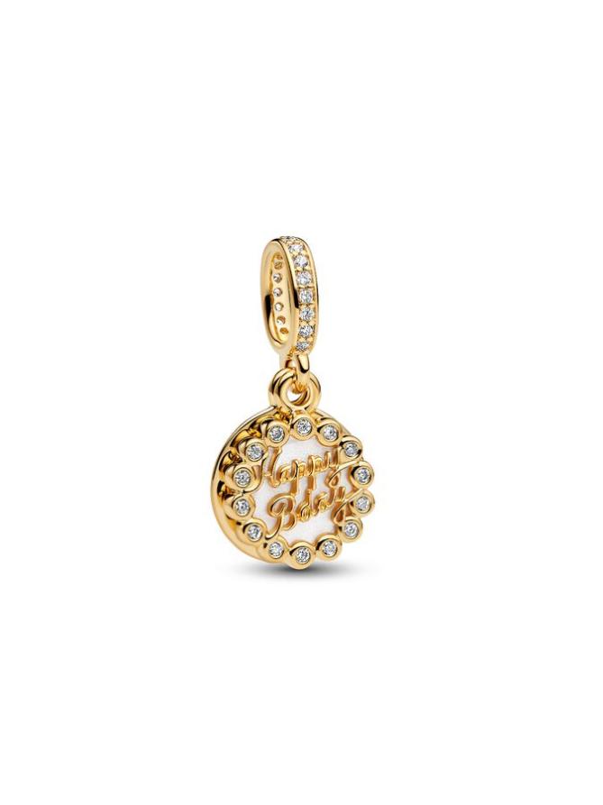 

Шарм Pandora Happy Birthday Cake Dangle Charm, золото