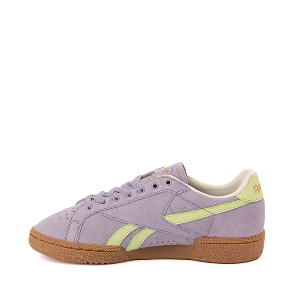 

Кроссовки Reebok Club C Grounds UK Athletic Shoe, цвет Dusk Purple/Astro Lime