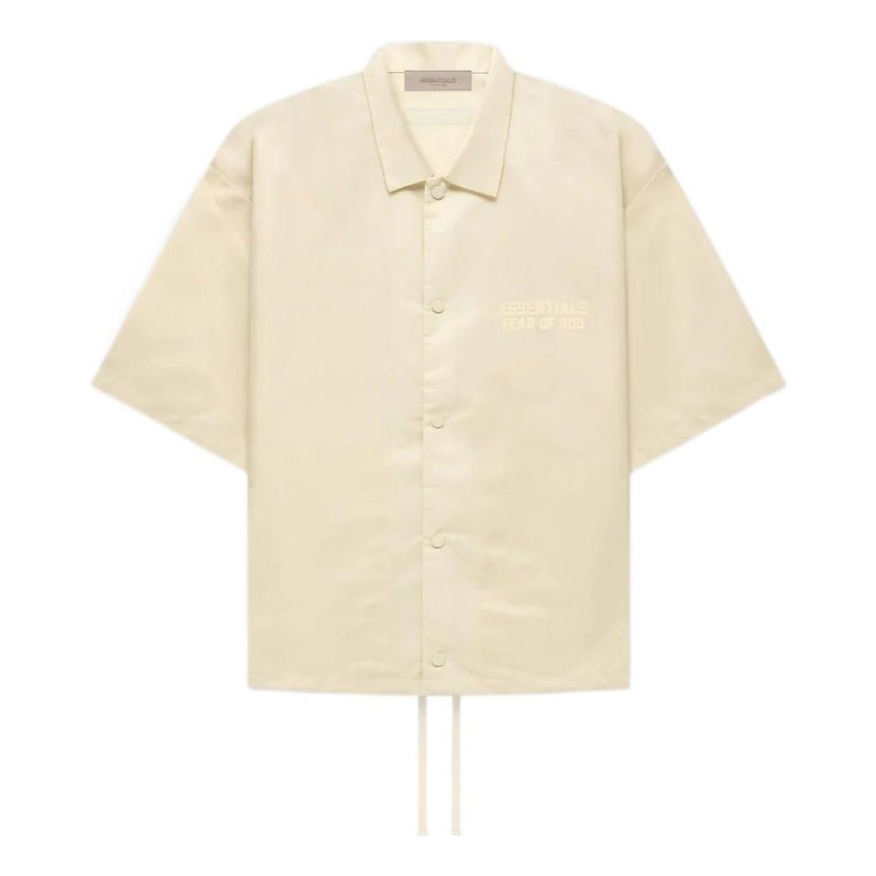 

Рубашка Fear of God Essentials FW22 Ss Nylon Shirt 'Egg Shell'