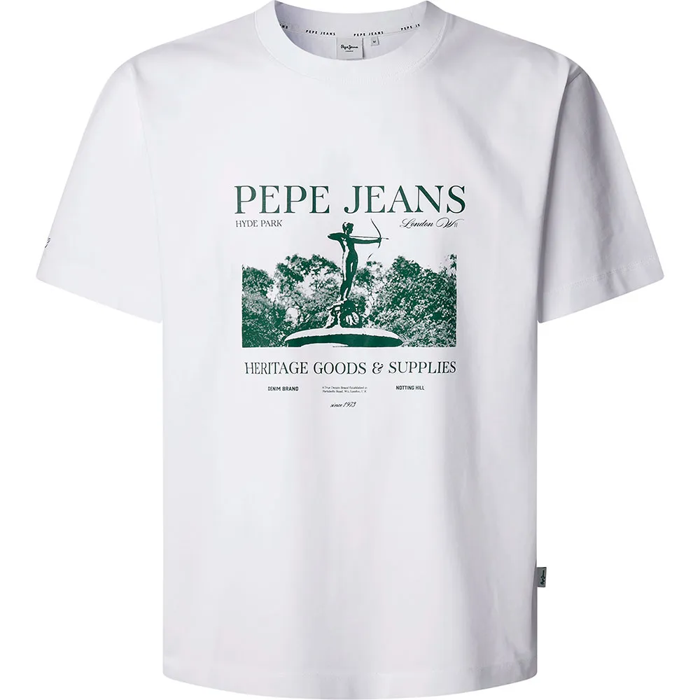 

Футболка с коротким рукавом Pepe Jeans Patch, белый
