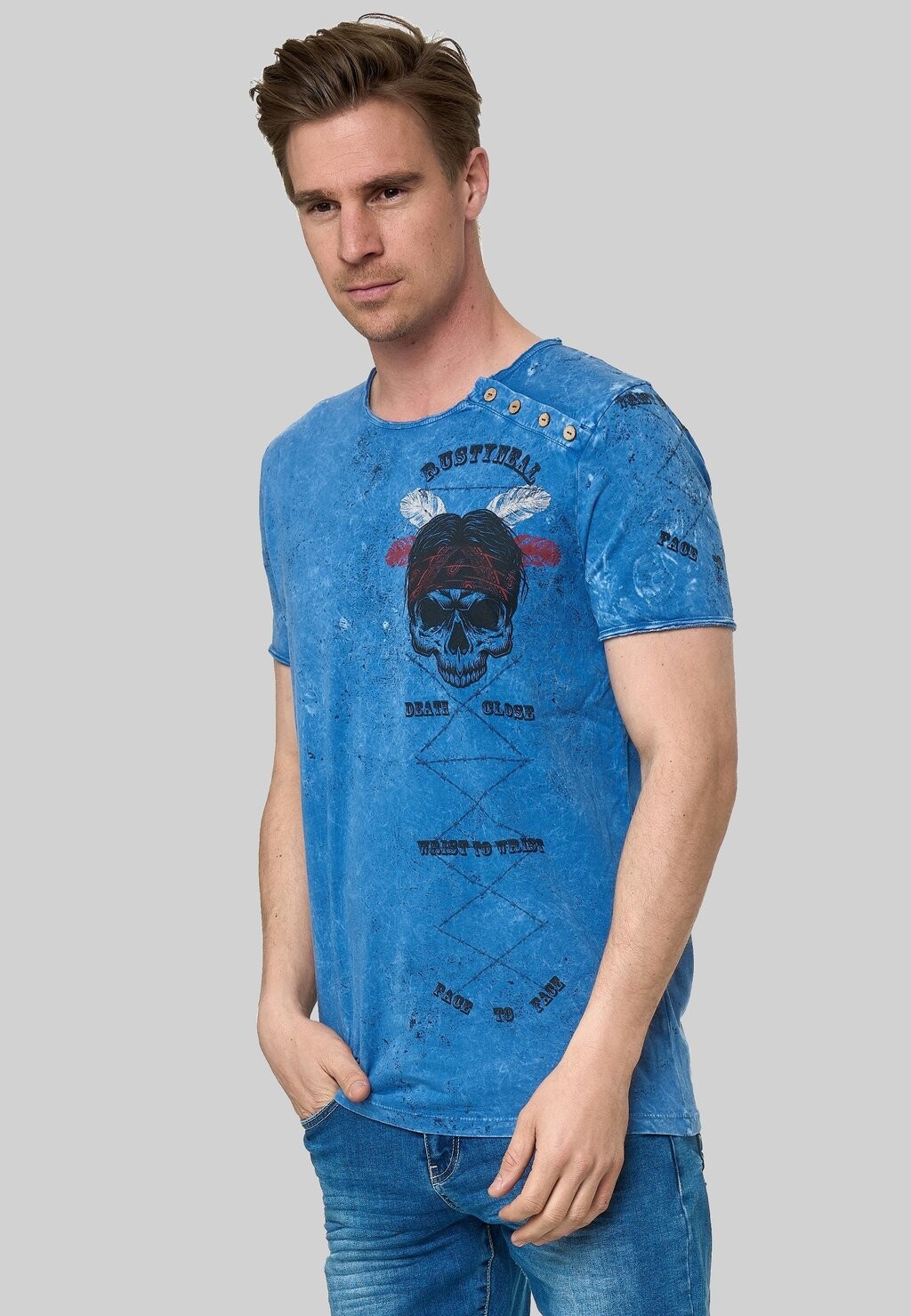 

Футболка с принтом Rusty Neal, цвет blau