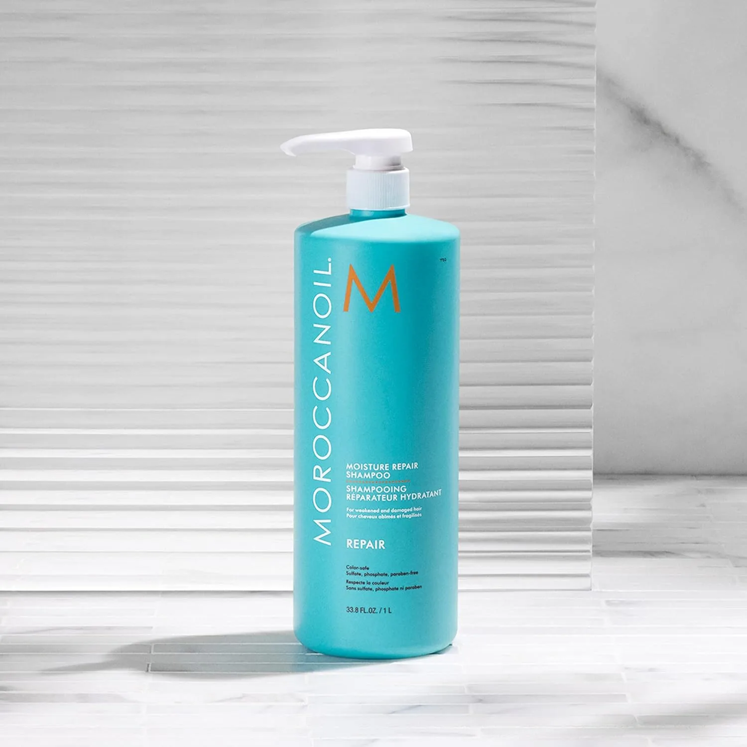 Набор шампуня и кондиционера Moroccanoil Moisture Repair 1000 мл — фото 3
