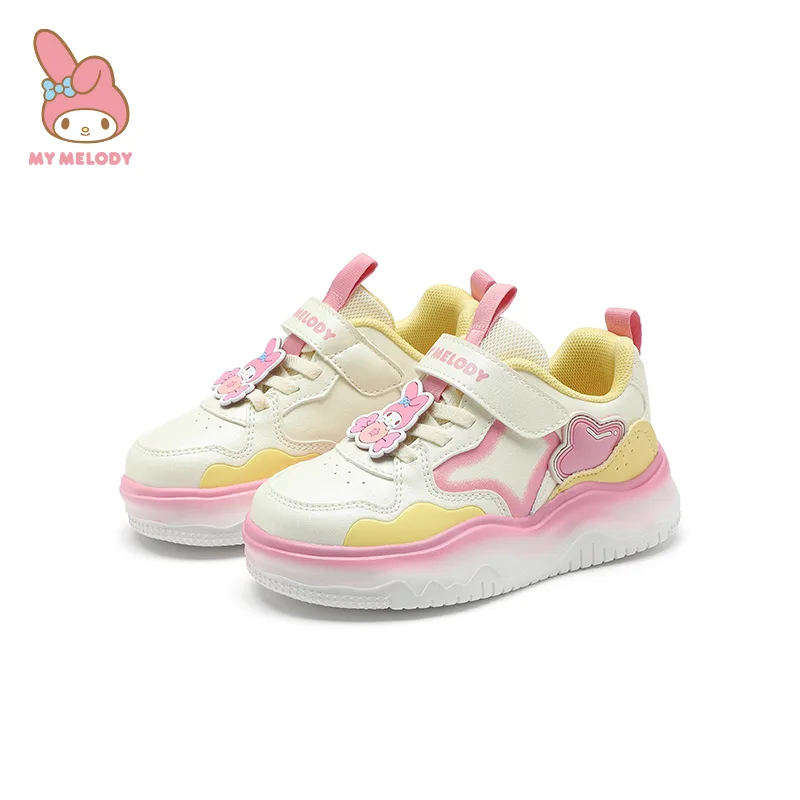Детские скейтерские кроссовки Sanrio, бежевый желтый розовый — фото 4