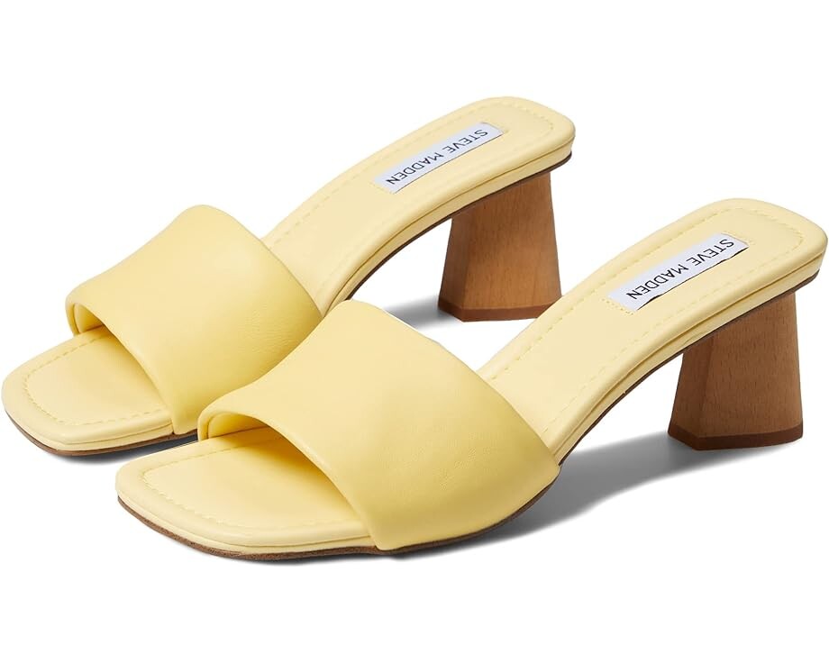 

Туфли Steve Madden Saged Heeled Sandal, цвет Yellow Leather