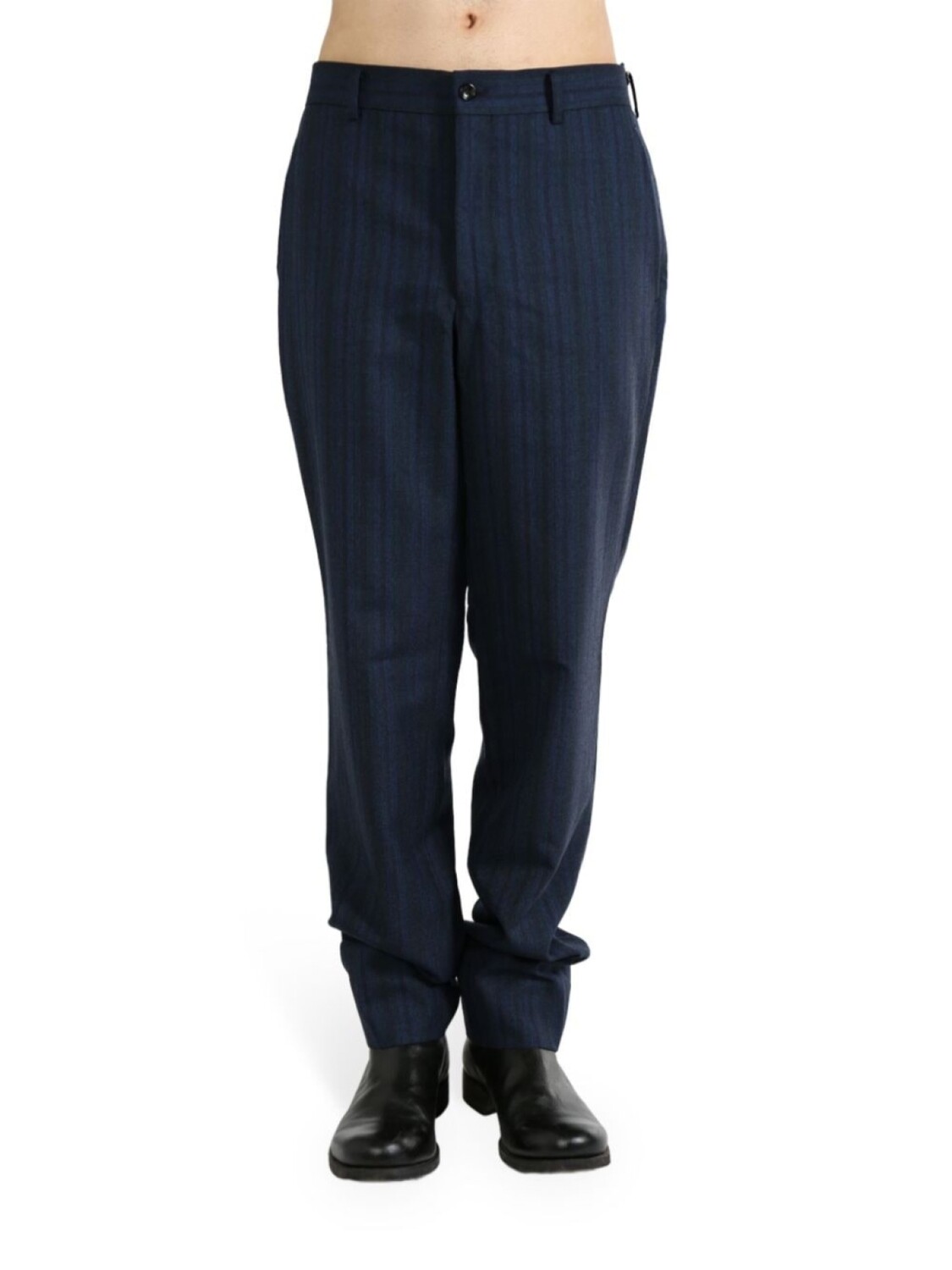 

Брюки в полоску Comme des Garçons Homme Plus, синий
